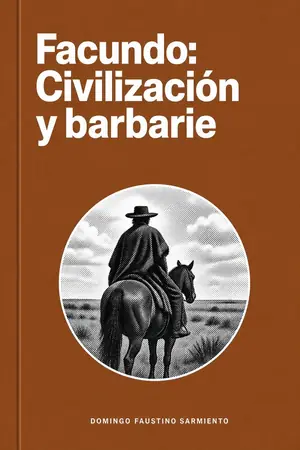 Cover of Facundo: Civilización y barbarie