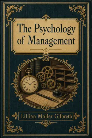 Cover of The Psychology of Management
